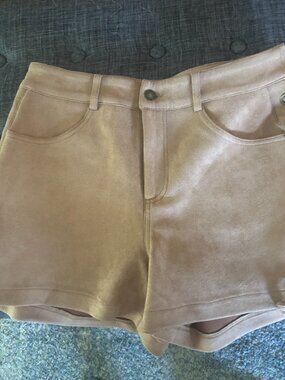 Saints & Hearts faux suede shorts